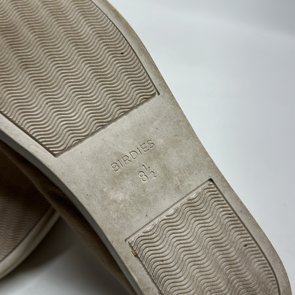 Birdies The Swift Slip On Loafer Shoes Brown Tan Suede Sneaker Womens Size 8.5 - Picture 11 of 12
